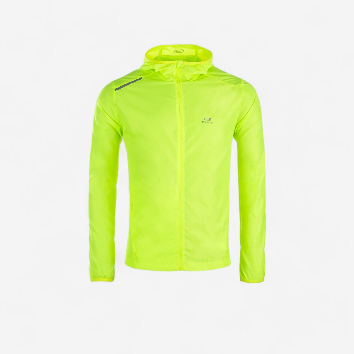 Coupe vent Athlétisme club jaune fluo personnalisable homme