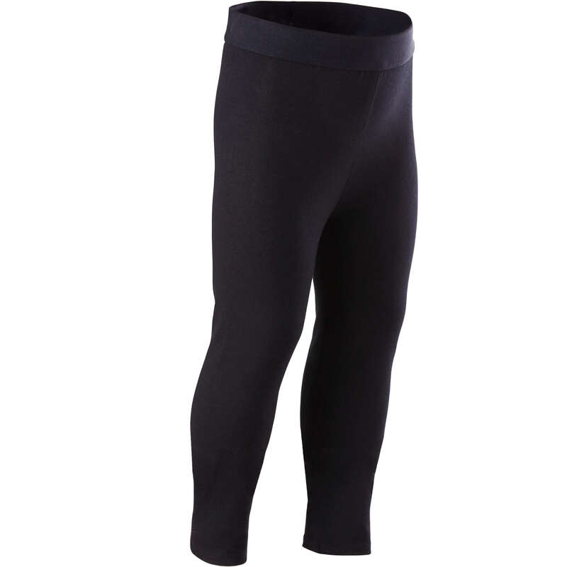 BABY GYM APPAREL Fitness and Gym - Leggings 100 - Black DOMYOS - Gym Activewear