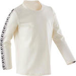 Domyos Shirt met lange mouwen voor kleutergym 100 greige