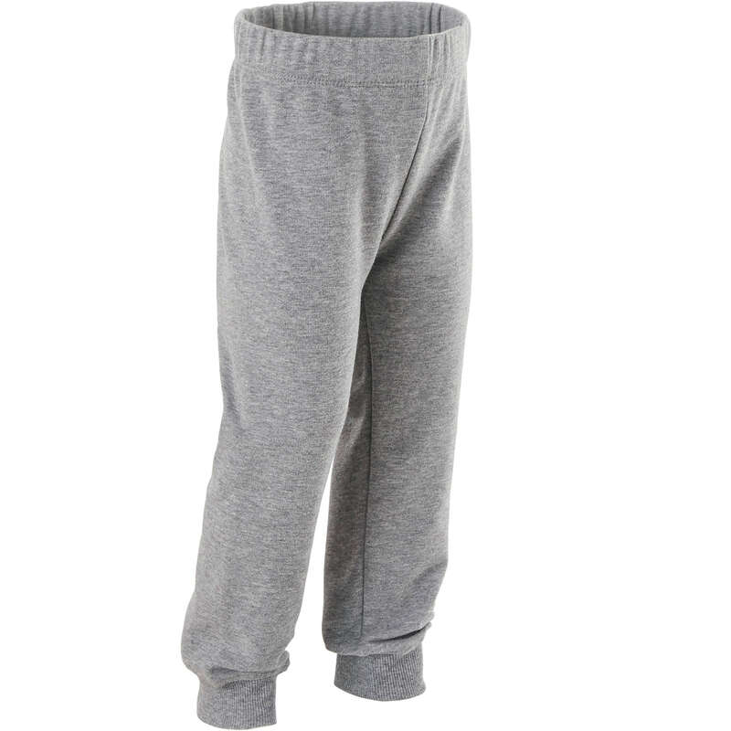 BABY GYM APPAREL Clothing - Bottoms 100 - Light Grey DOMYOS - Bottoms
