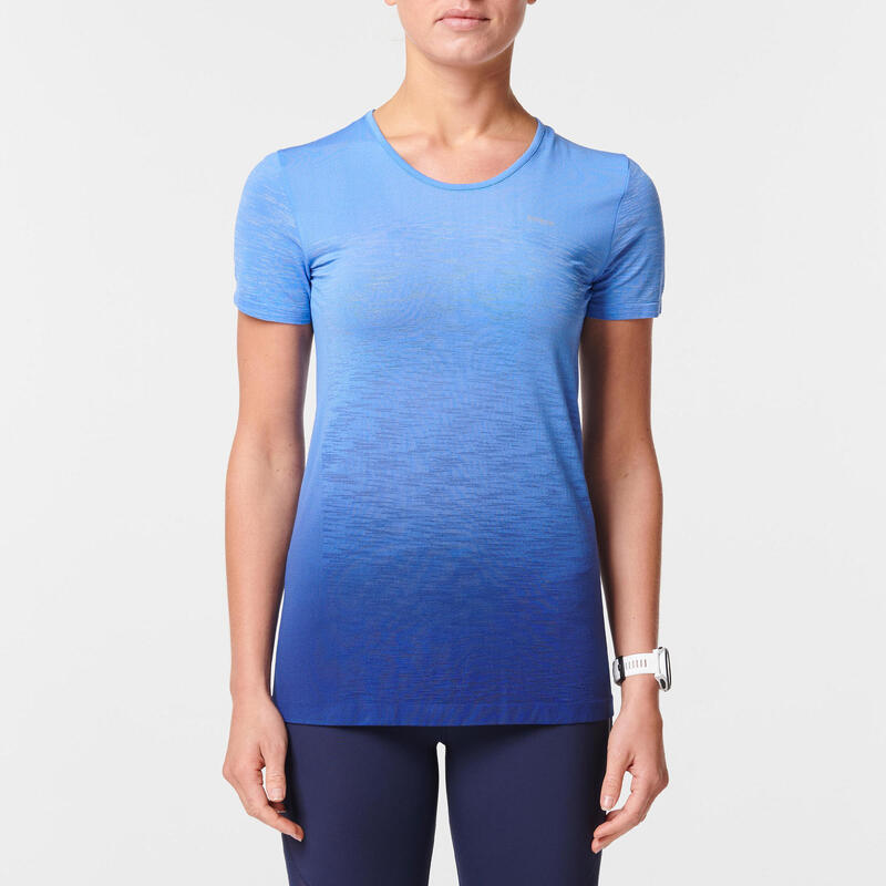 Kadın Mavi Tişört / Yol Koşusu - KIPRUN CARE