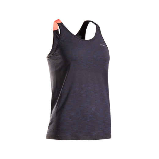 
      KIPRUN CARE RUNNING TANK TOP WITH BUILT-IN BRA - BLACK
  