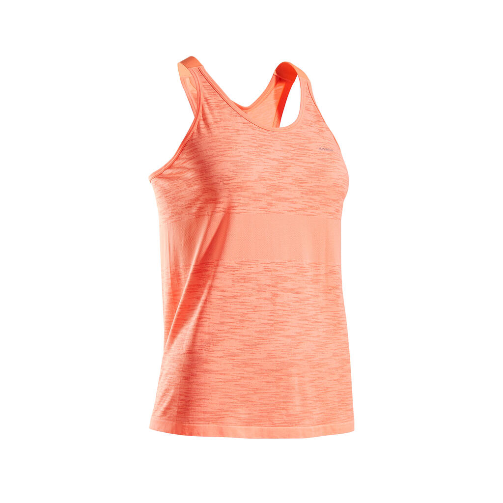 KIPRUN CARE WOMEN'S BREATHABLE RUNNING TANK TOP - CORAL