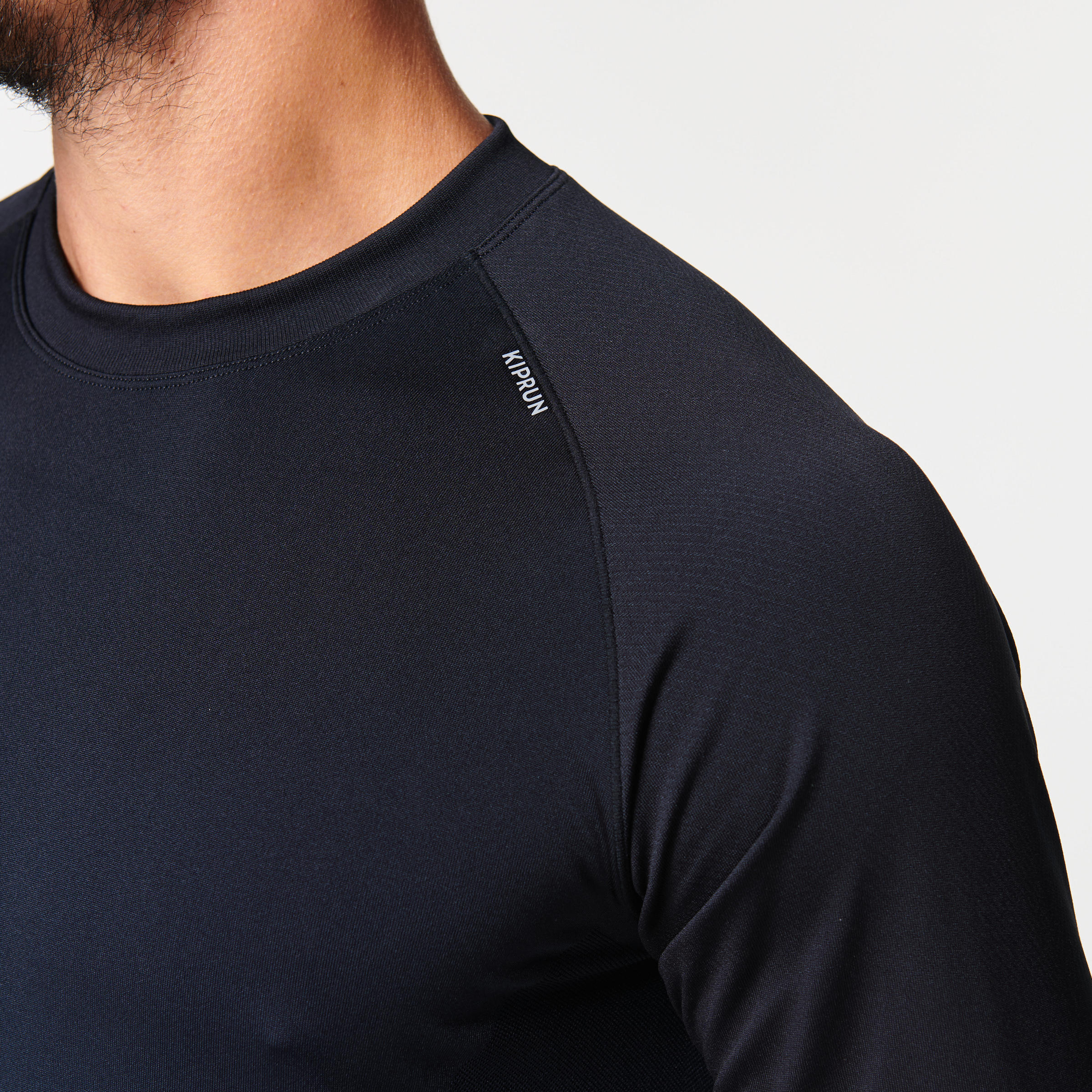 KIPRUN CARE MEN'S LONG-SLEEVED BREATHABLE RUNNING T-SHIRT - GREY 4/8