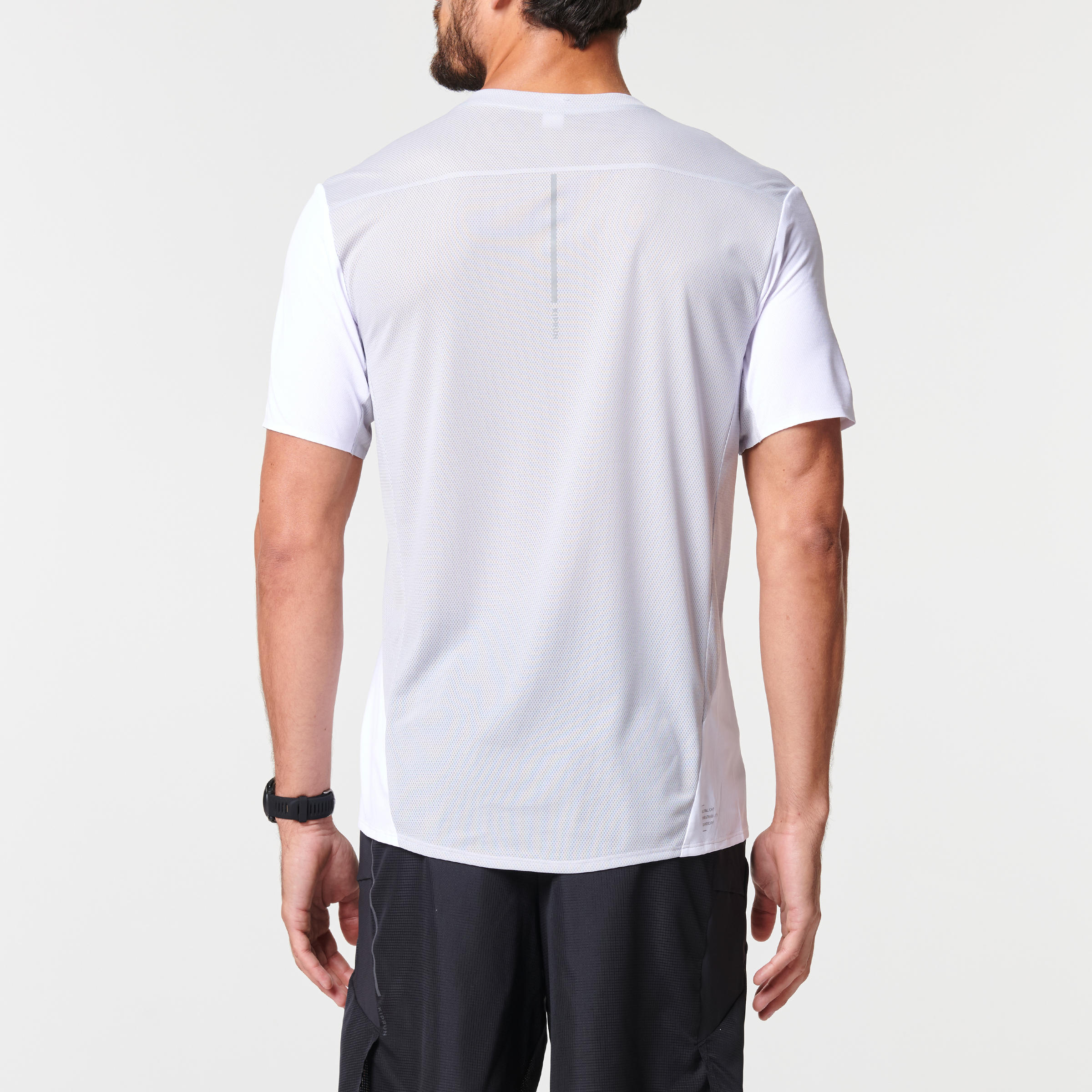 KIPRUN LIGHT MEN'S BREATHABLE RUNNING T-SHIRT - WHITE 3/10