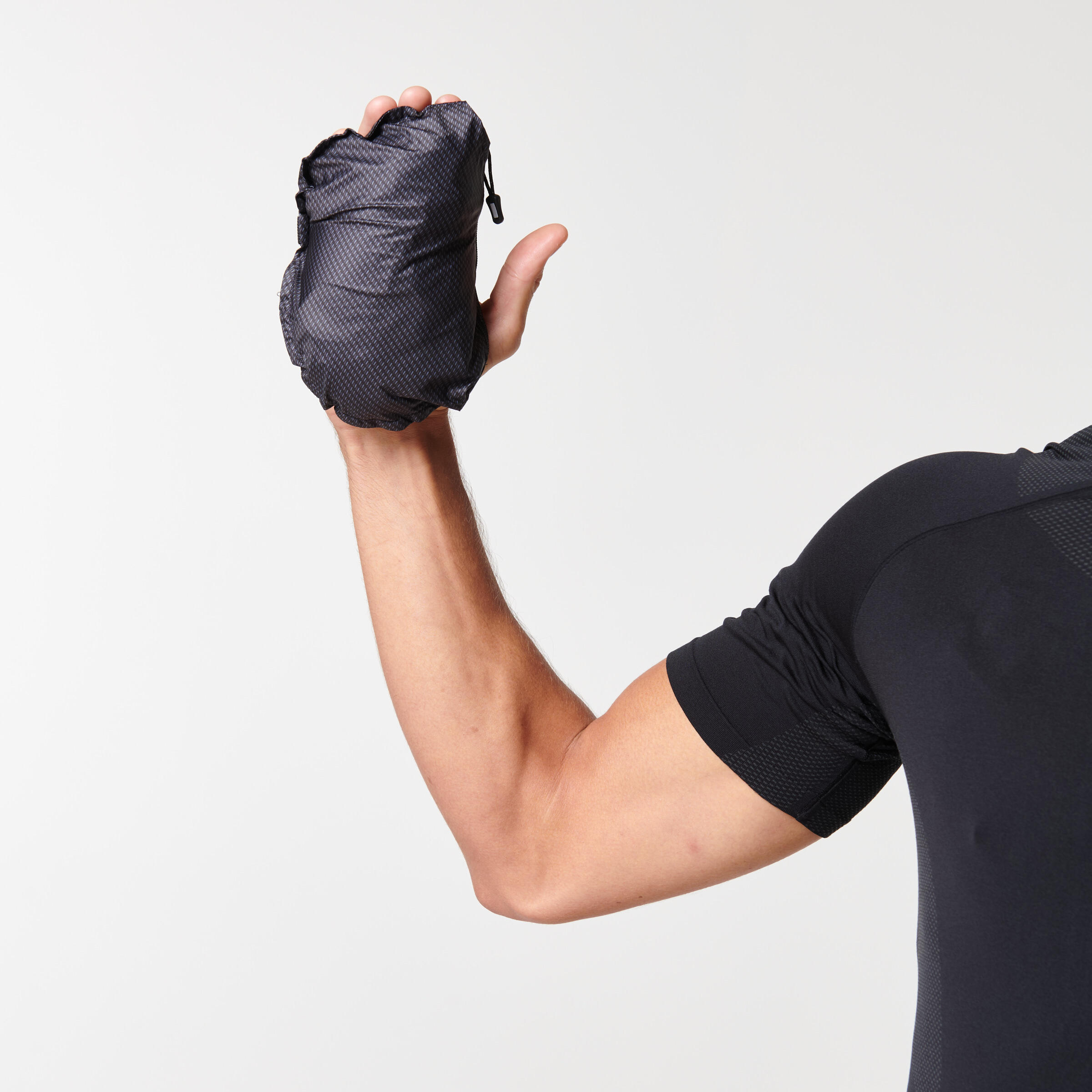 Men's Windproof Running Sleeveless Jacket - KIPRUN Run 900 - Black