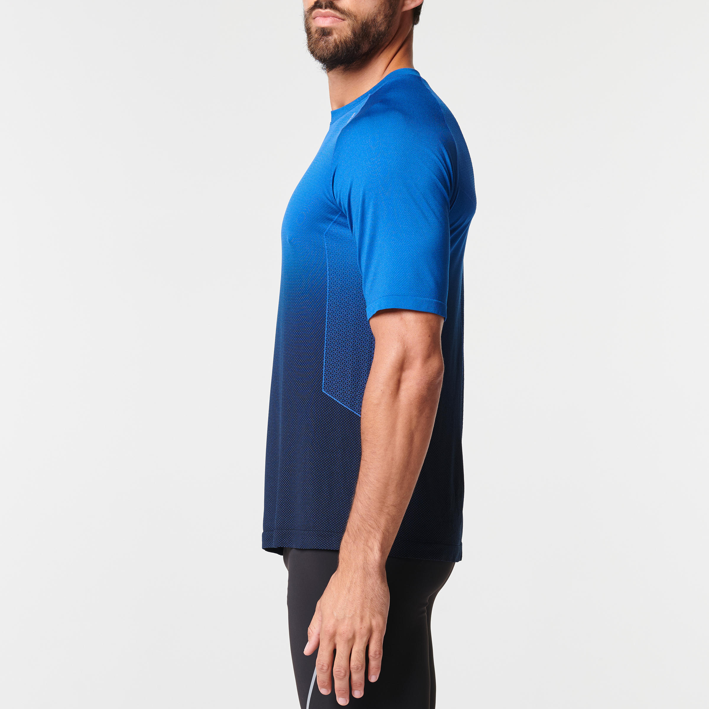 KIPRUN CARE MEN'S RUNNING T-SHIRT - BLUE
