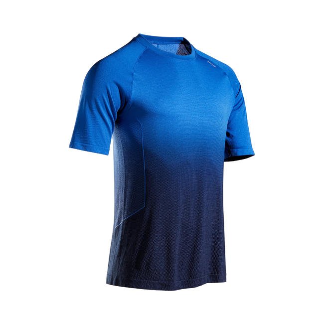 KIPRUN CARE MEN'S RUNNING T-SHIRT - BLUE