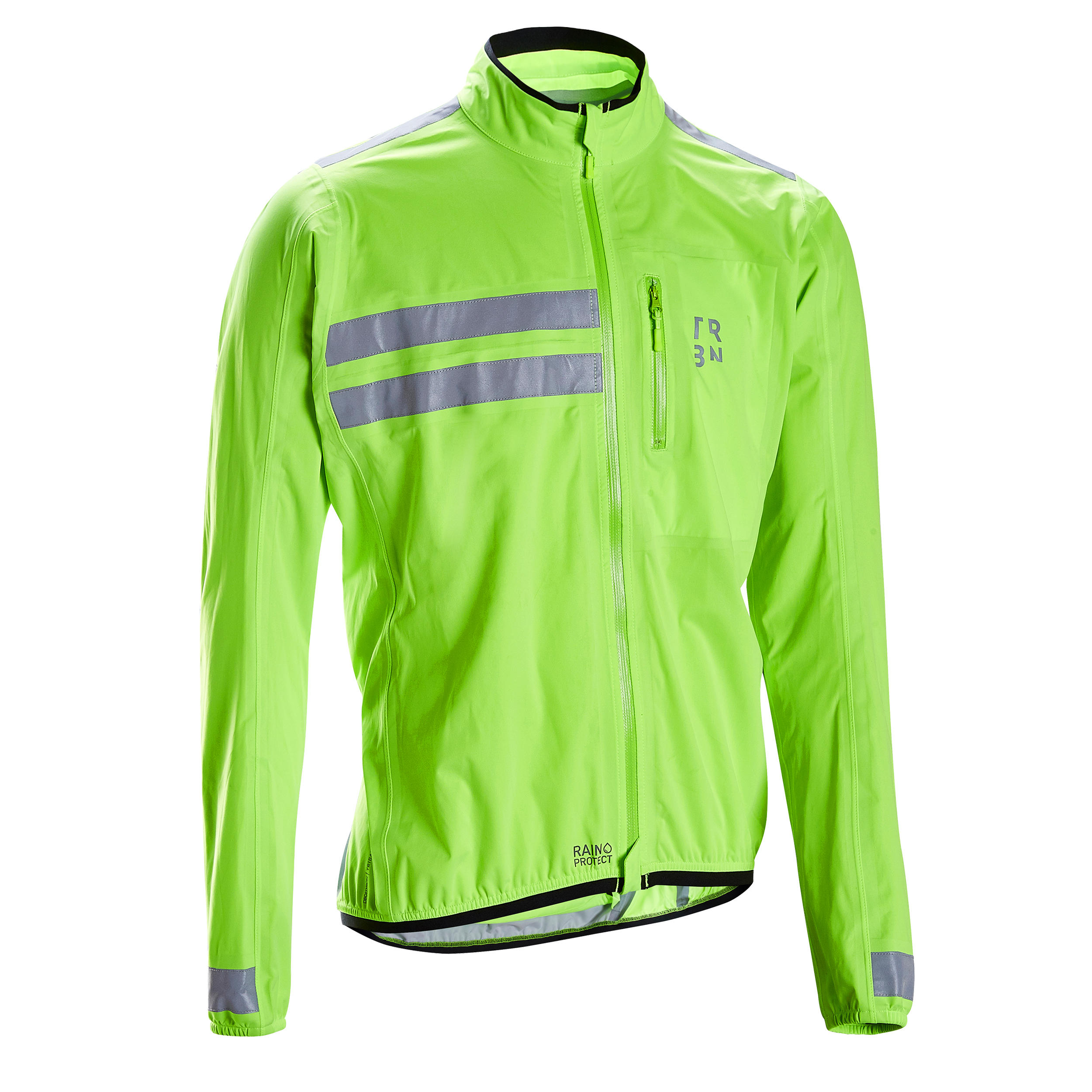 Jachetă ciclism pe ploaie RC500 vizibilitate EN1150 TRIBAN decathlon.ro