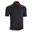 Men's Merino Short-Sleeved Cycling Jersey GRVL900 - Black