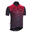 Maillot ciclismo manga corta verano hombre Triban RC 500 negro burdeos