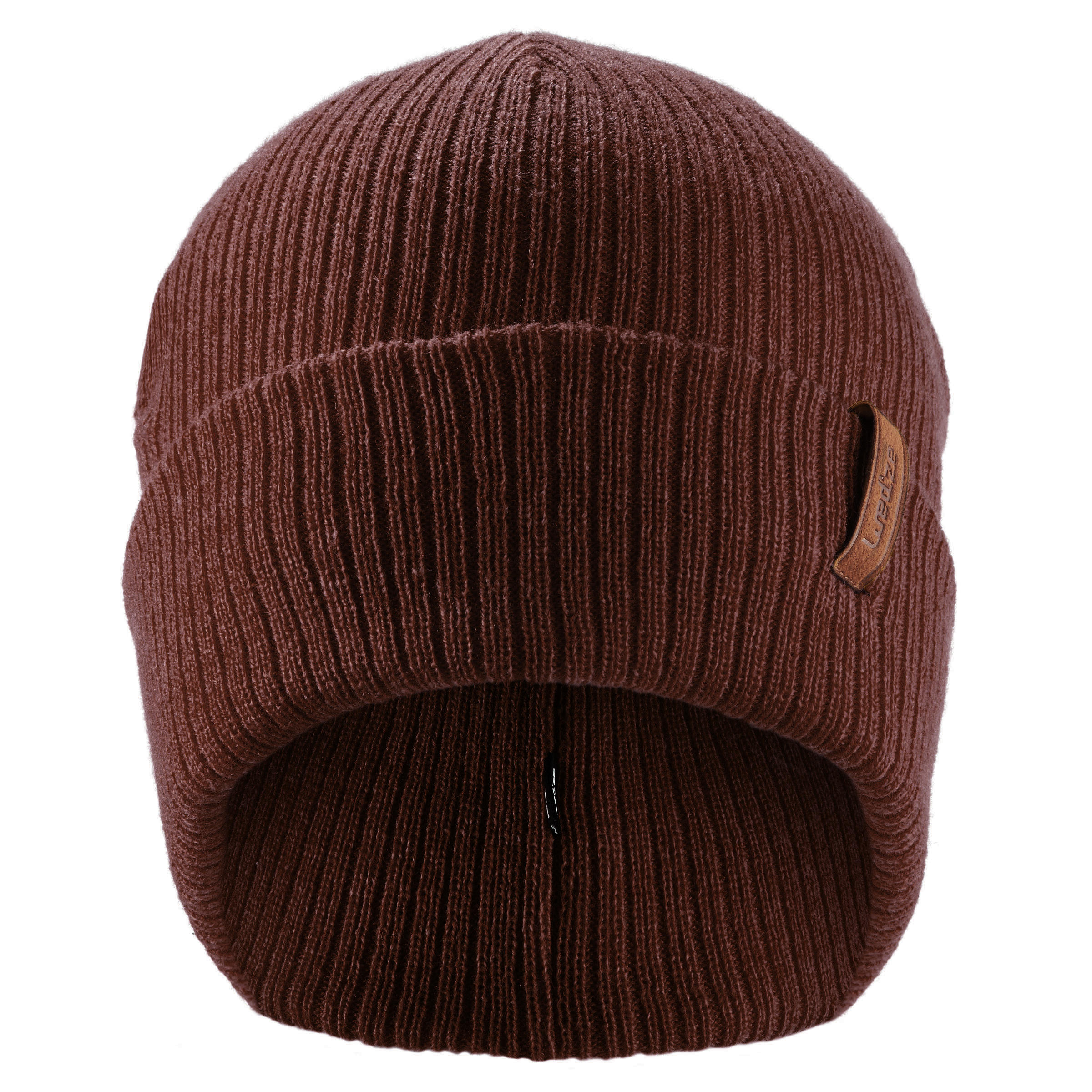 ADULT SKI HAT - FISHERMAN - BURGUNDY