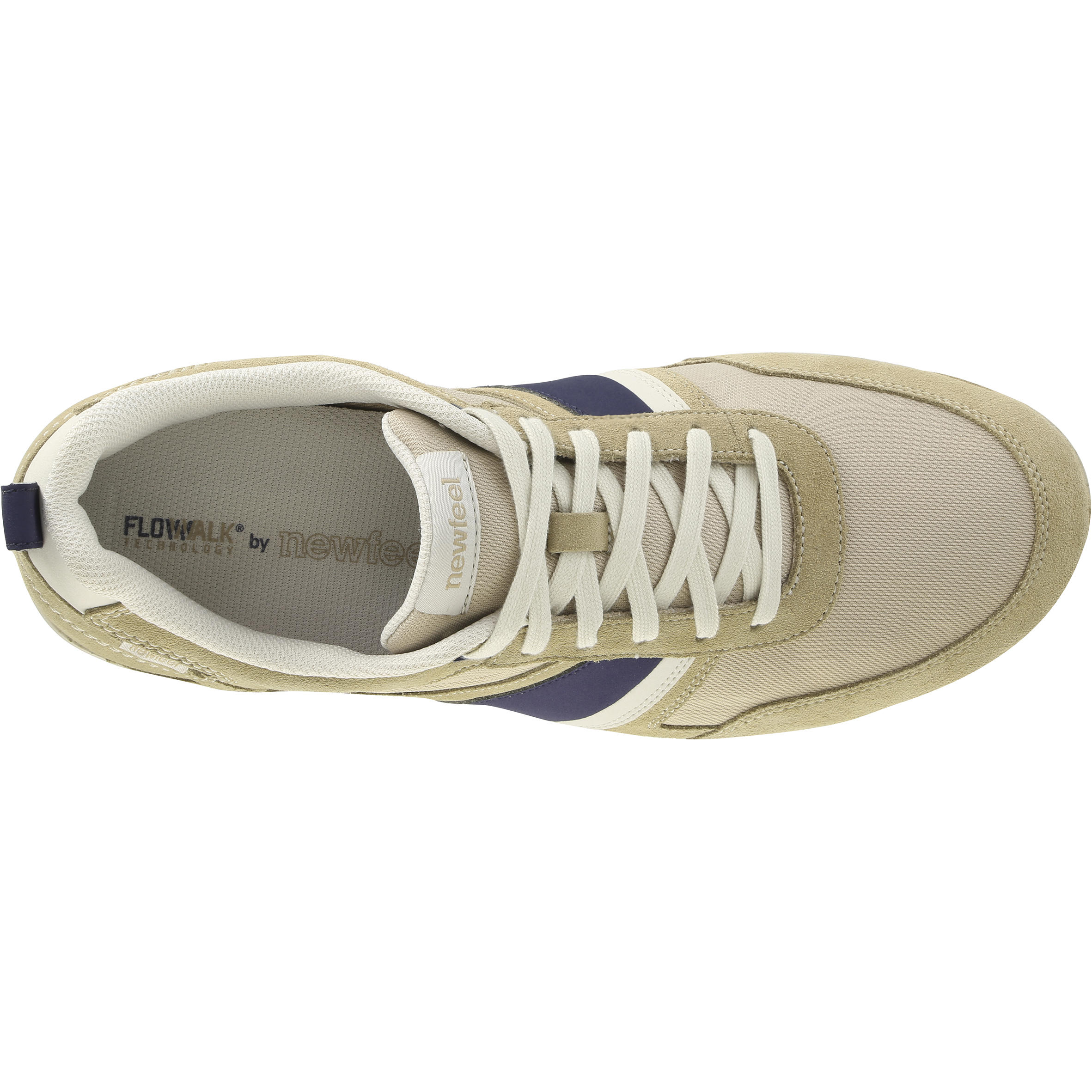 Flow SPW men's active walking shoes beige/blue 6/12