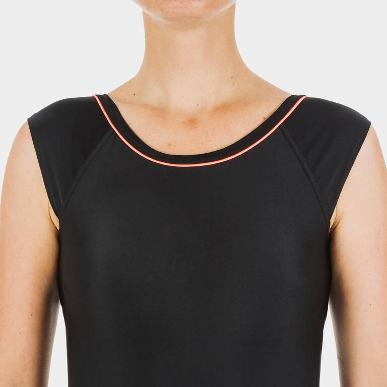 Women's one-piece swimsuit Una black