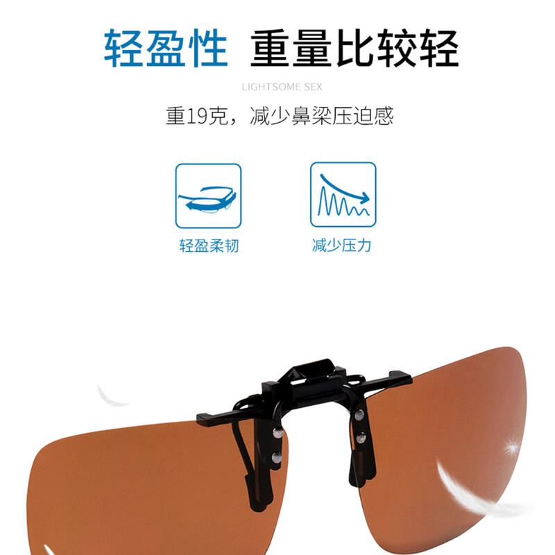 Sur-lunettes de pêche polarisantes OTG 100 Clip-On