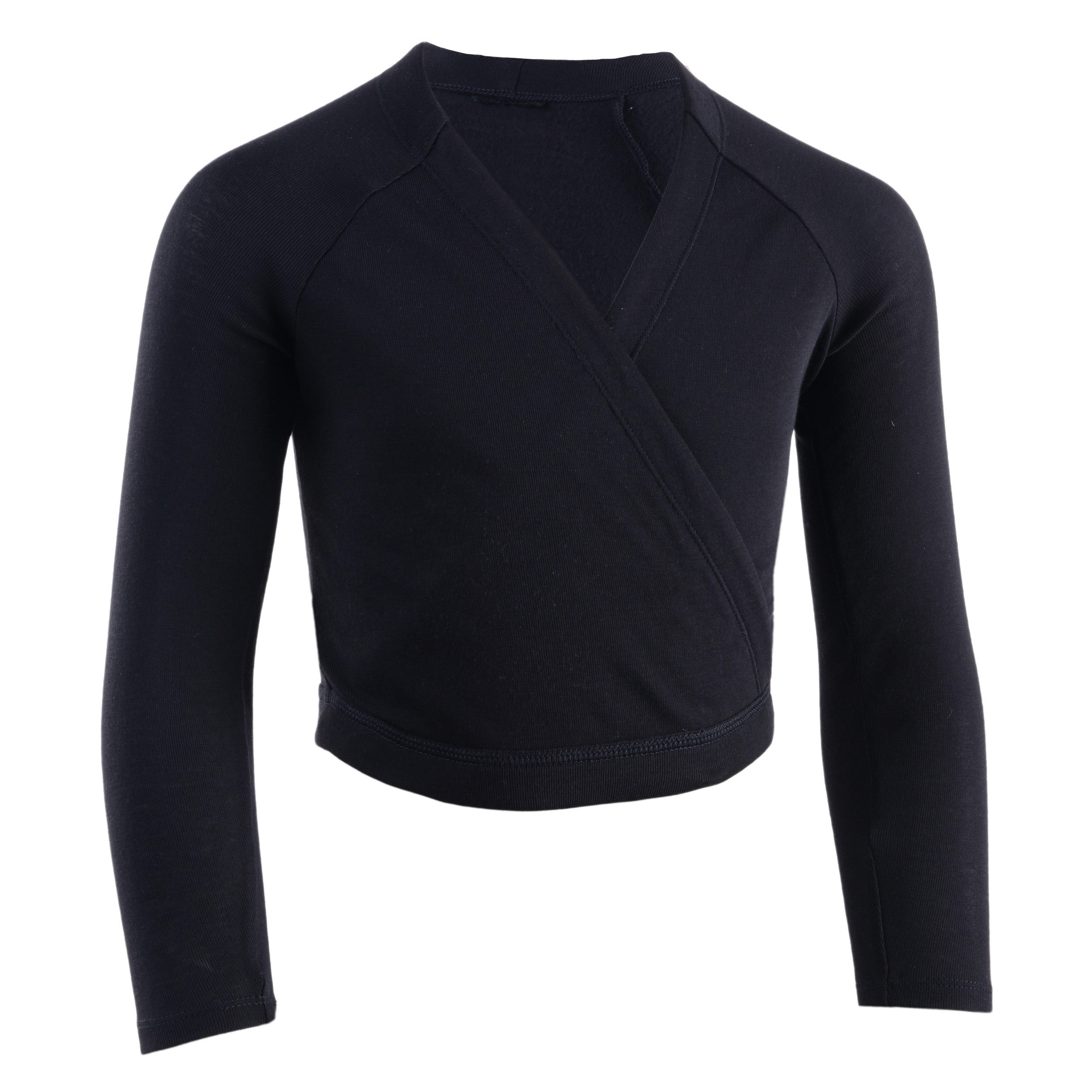 Ballet Wrap Top - Black - STAREVER
