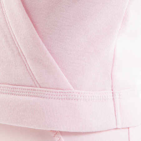 Girls' Ballet Wrap-Over Top - Pink