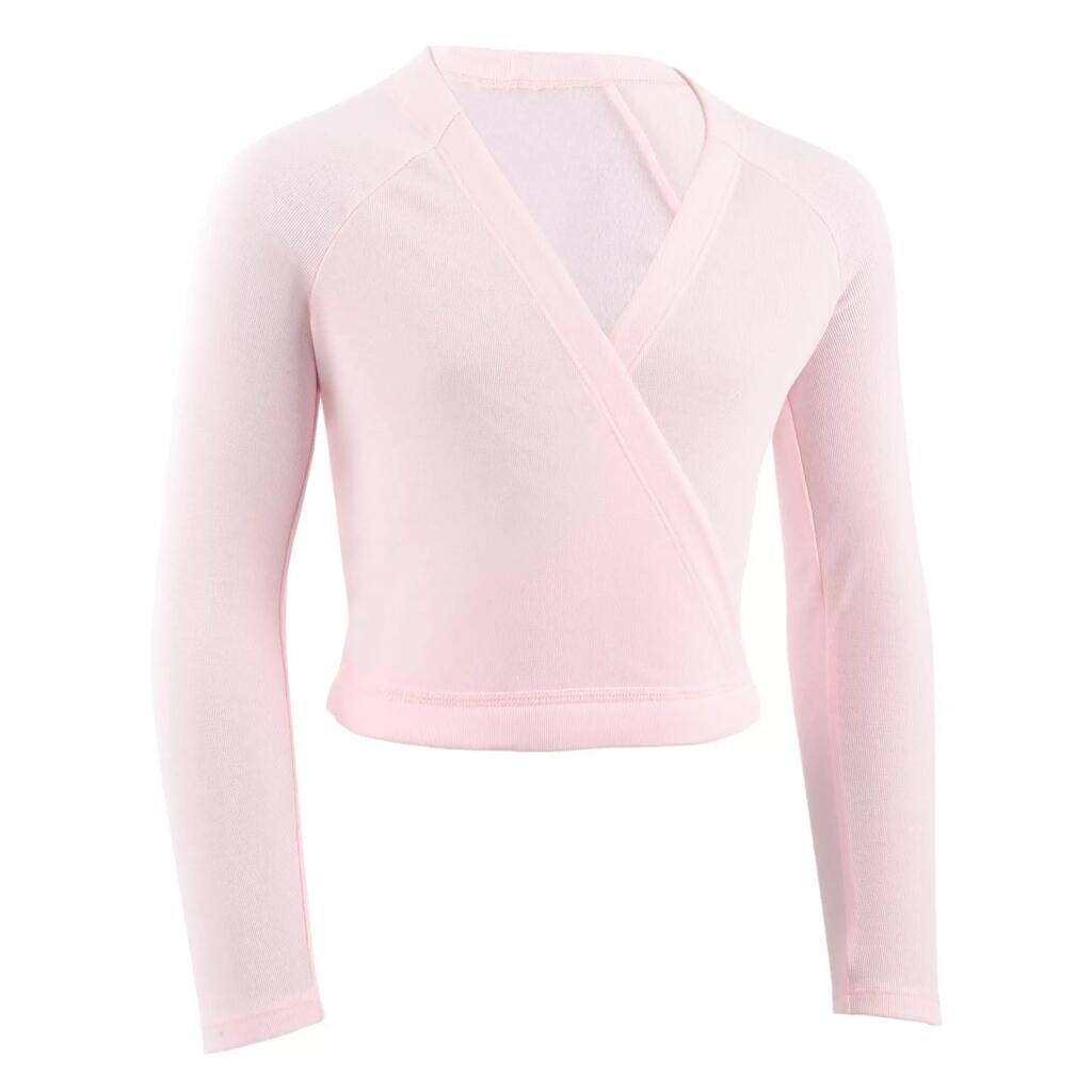 Cache coeur danse classique rose fille