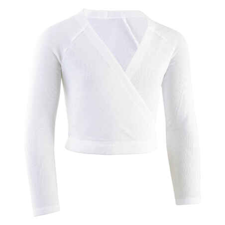 Chaqueta cruzada Ballet Niña Starever blanco