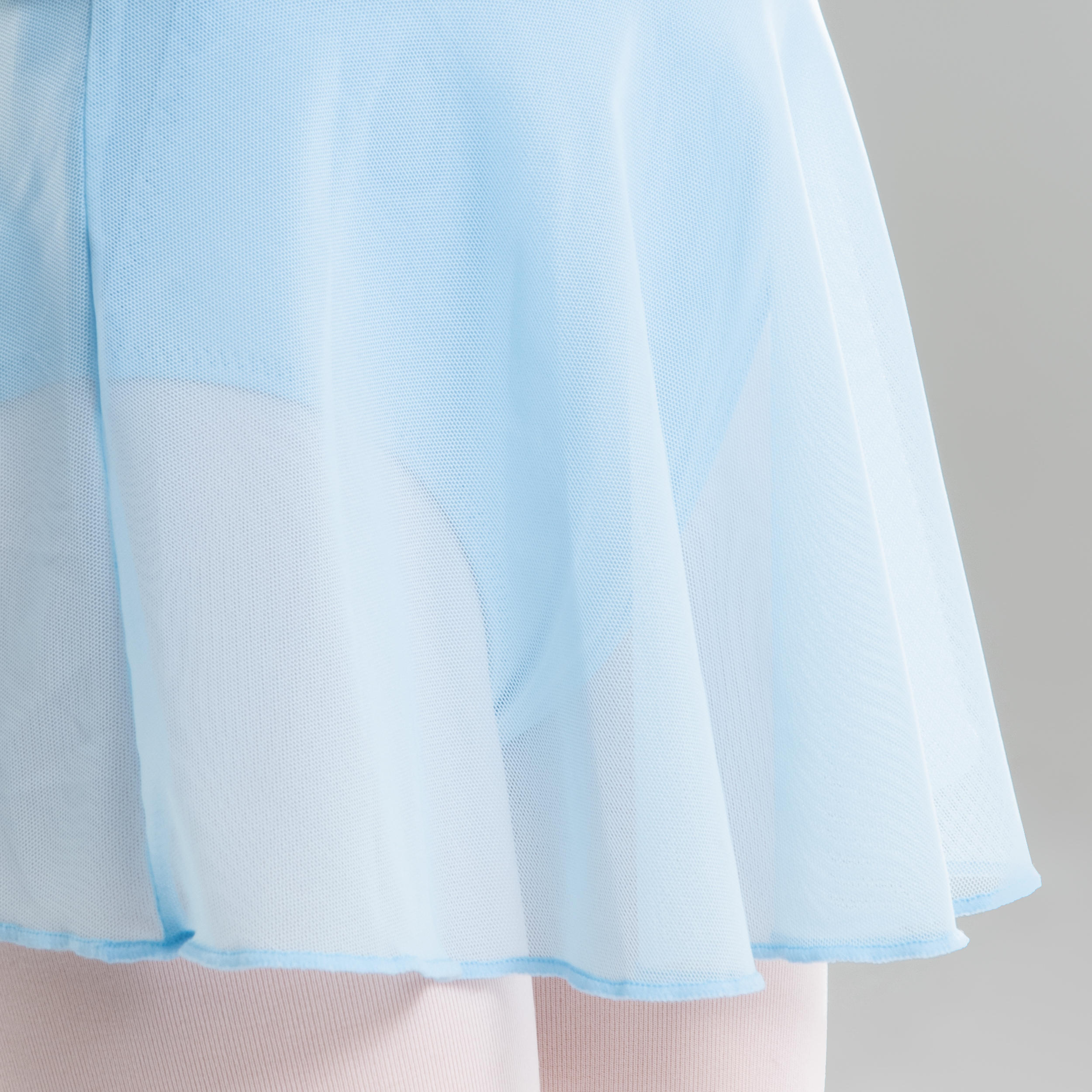 Girls' Voile Ballet Skirt - Sky Blue 5/7