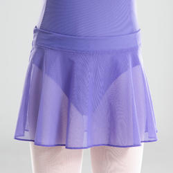 Jupette danse classique bleue en voile fille
