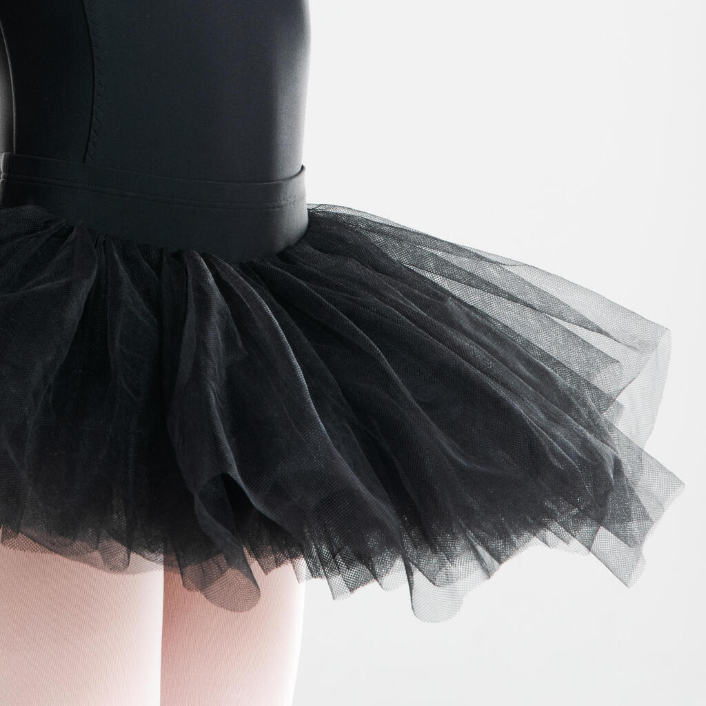 Girls' Ballet Pancake Tutu - Black