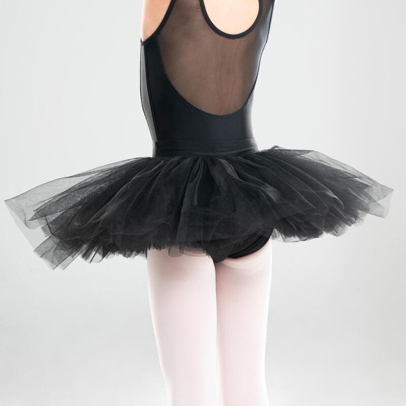 Tutú para Ballet y Danza - Falda de Tul para Niña y Mujer Color Negro I