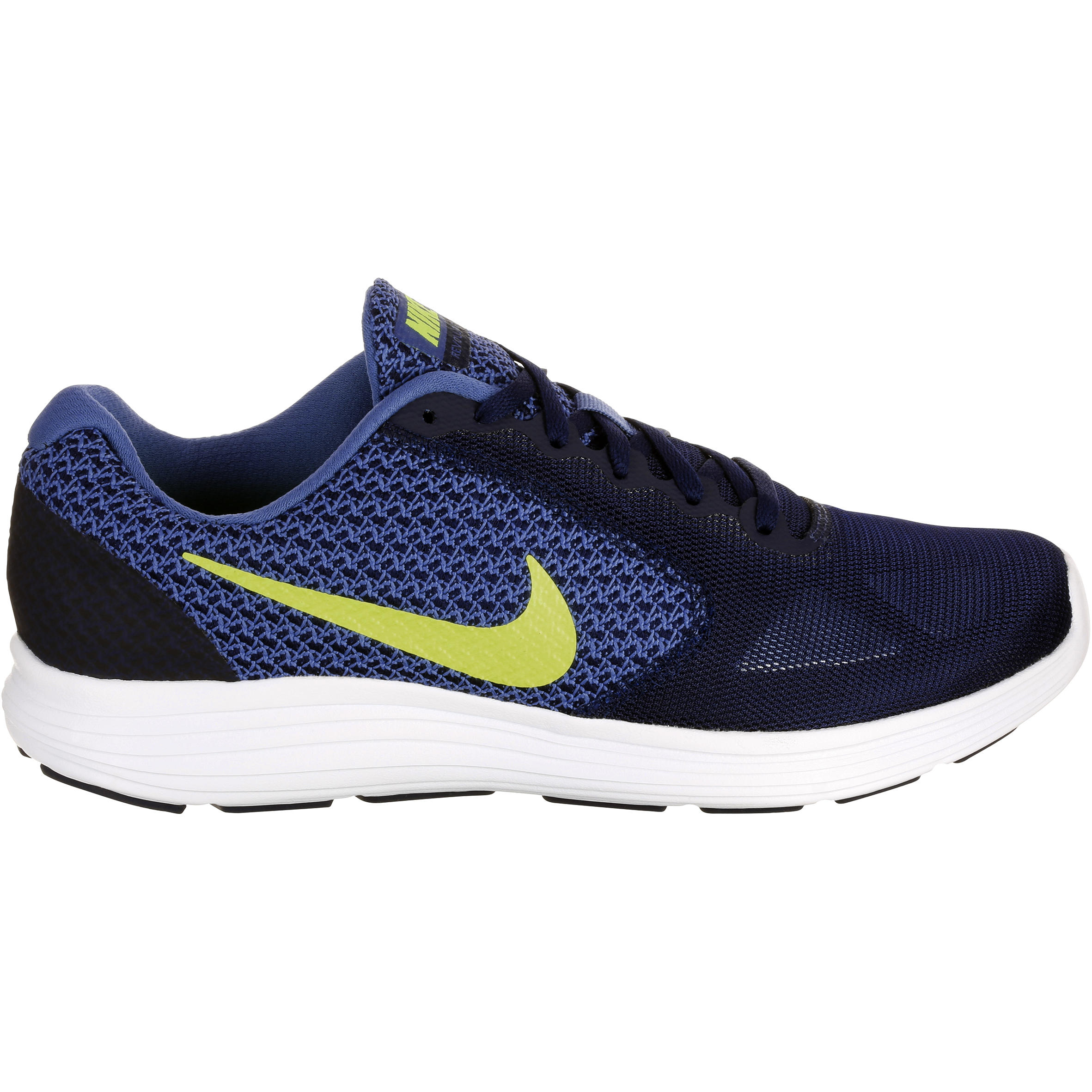 Revolution 3 men's active walking shoes - blue/yellow 2/8