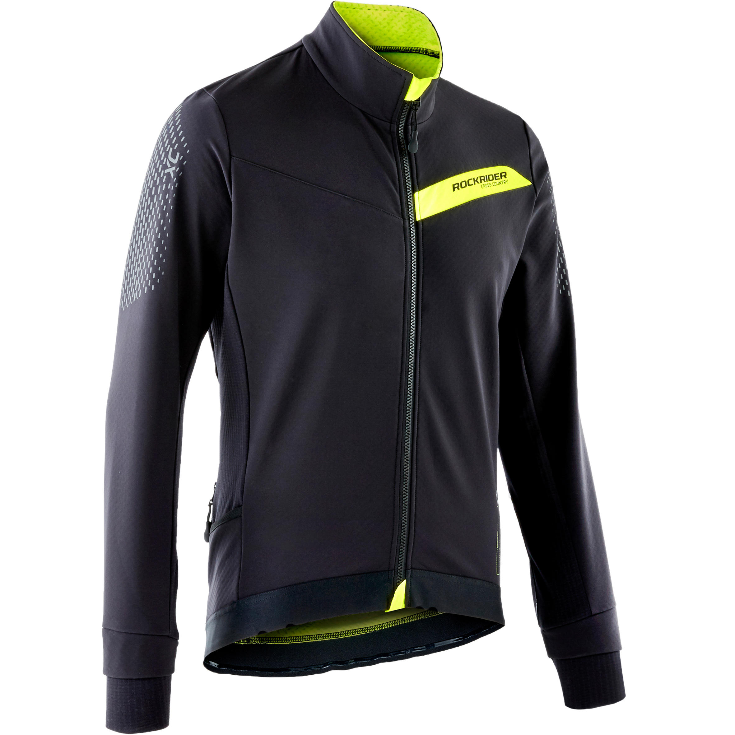 Men's XC MTB Jacket Black Yellow