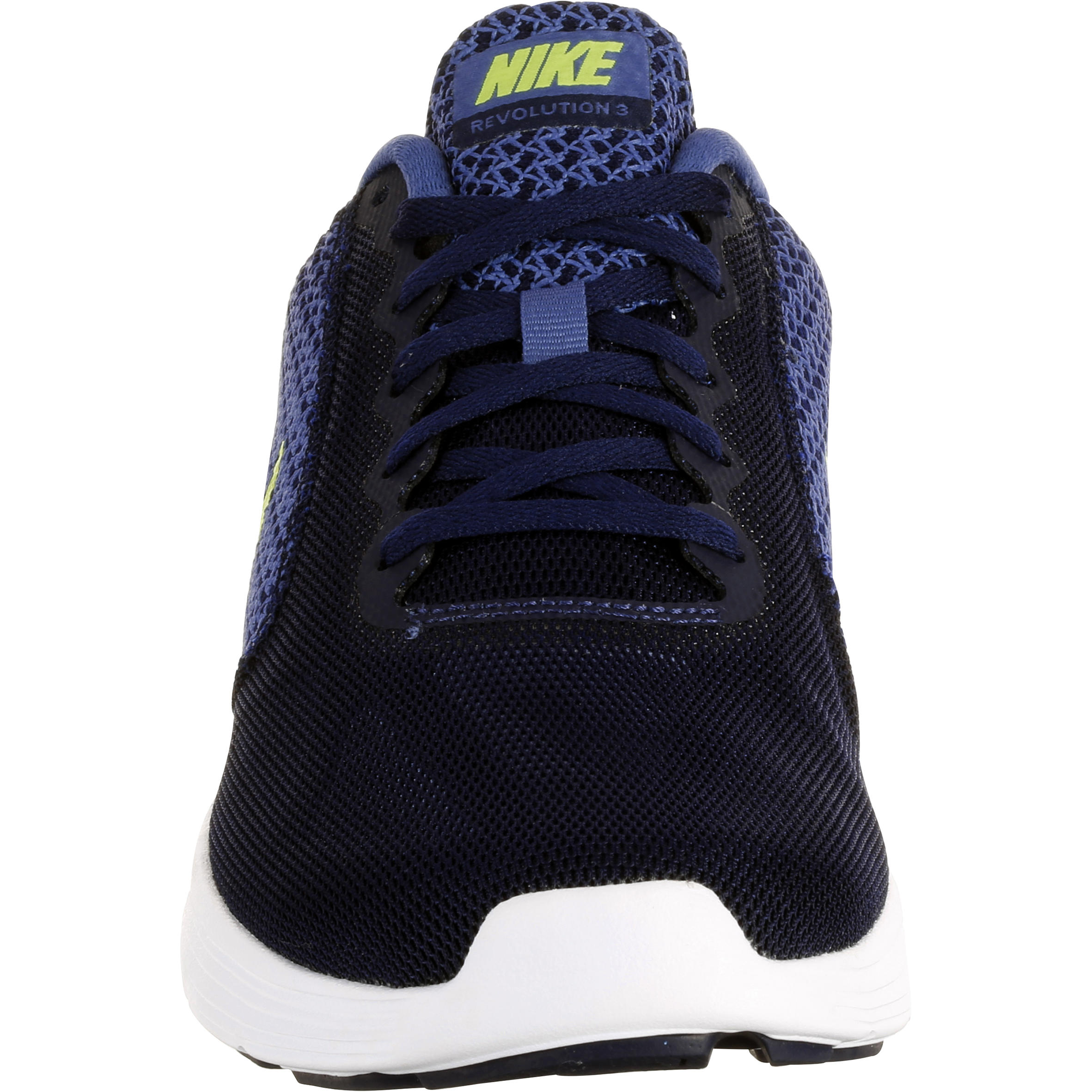 Revolution 3 men's active walking shoes - blue/yellow 4/8