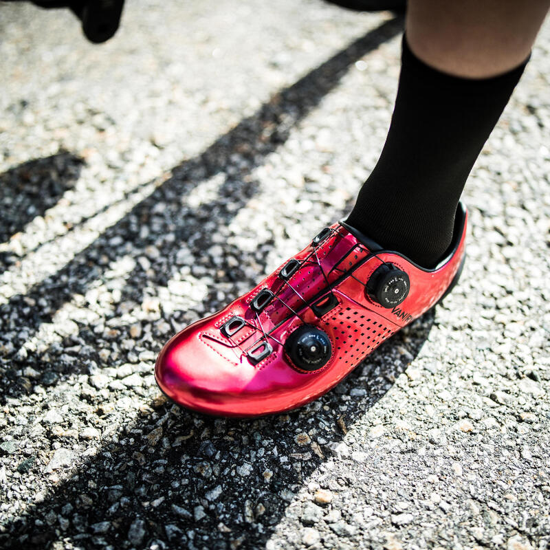 Chaussures de vélo route VAN RYSEL 900 rouge