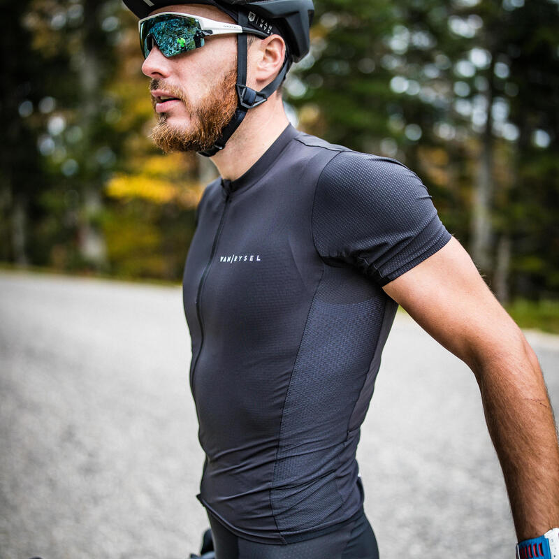 Maglia manica corta ciclismo uomo Van Rysel NEO-RACER nera