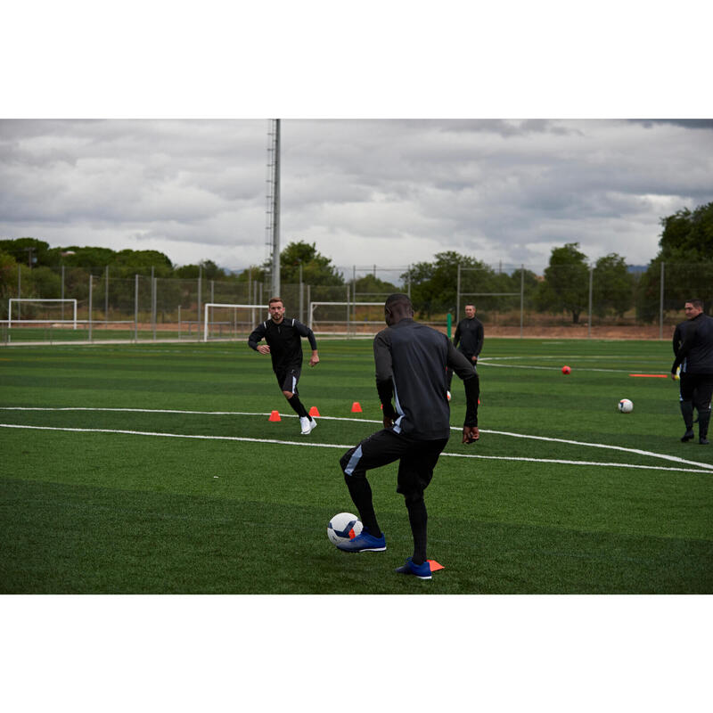 Calções Compridos Futebol T500 Adulto Preto