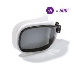 Cristal Miopía -5,00 Ahumado Gafas Natación Graduadas Selfit Talla S