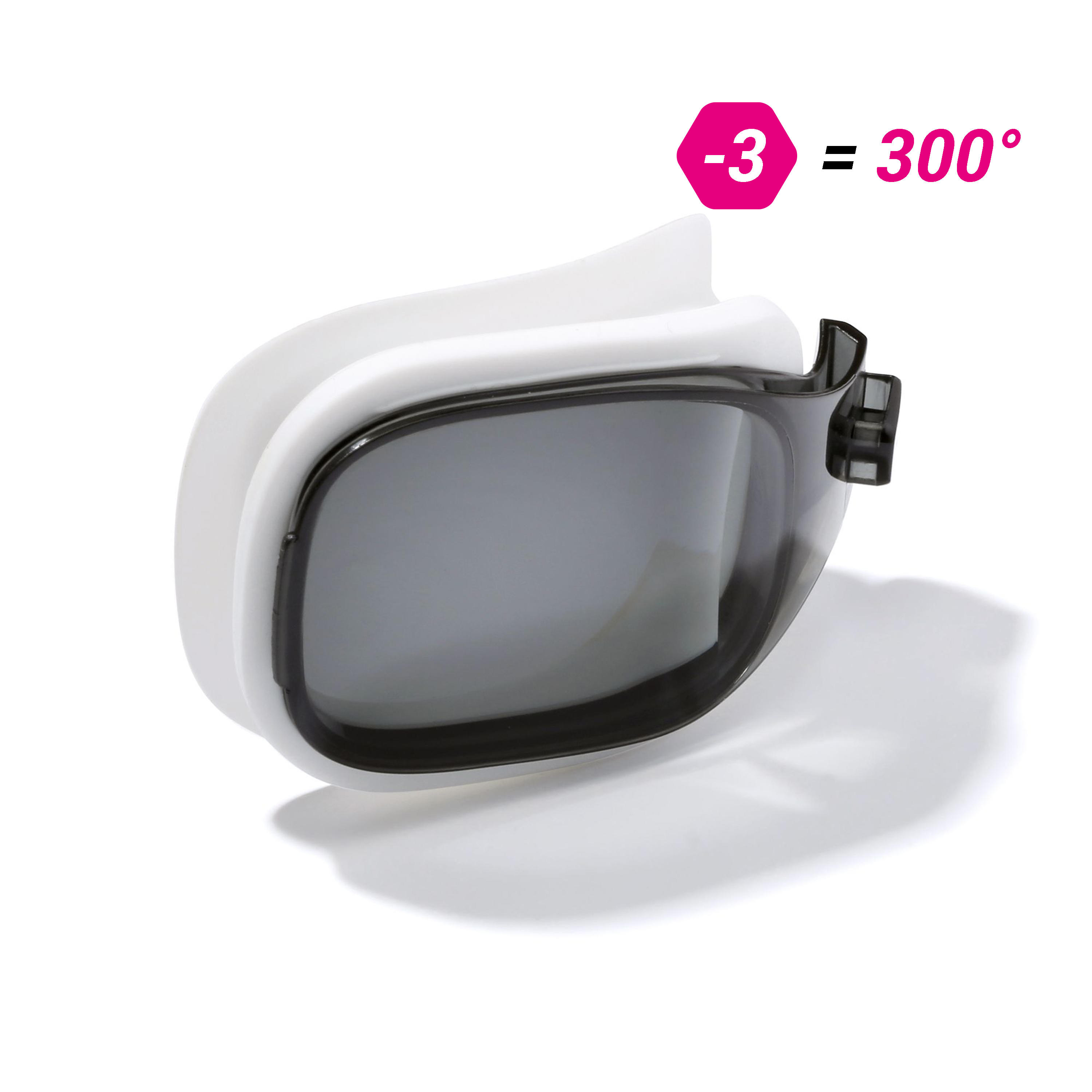 Cristal Gafas Natación Graduadas Selfit Ahumado Talla S -2,00 NABAIJI |  Decathlon