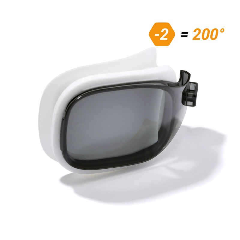 Dua lensa smoke untuk kacamata renang SELFIT 500 - Ukuran S