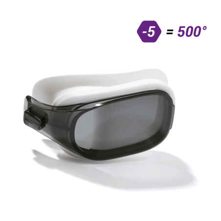 Lens for Swimming Goggles Corrective Lenses Shortsightedness -5.00 SELFIT SIZE L Smoked