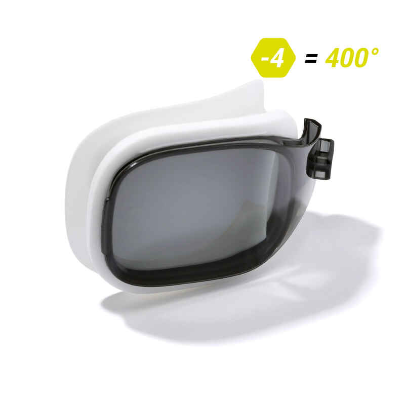 Empat lensa smoke untuk kacamata renang SELFIT 500 - Ukuran S