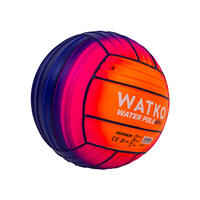 Large pool ball - orange pink