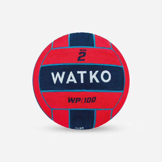 
      WATER POLO BALL WP100 SIZE 2 - RED / BLUE
  