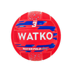 BOLA POLO AQUÁTICO EASTÓNIA TAMANHO 3 VERMELHO