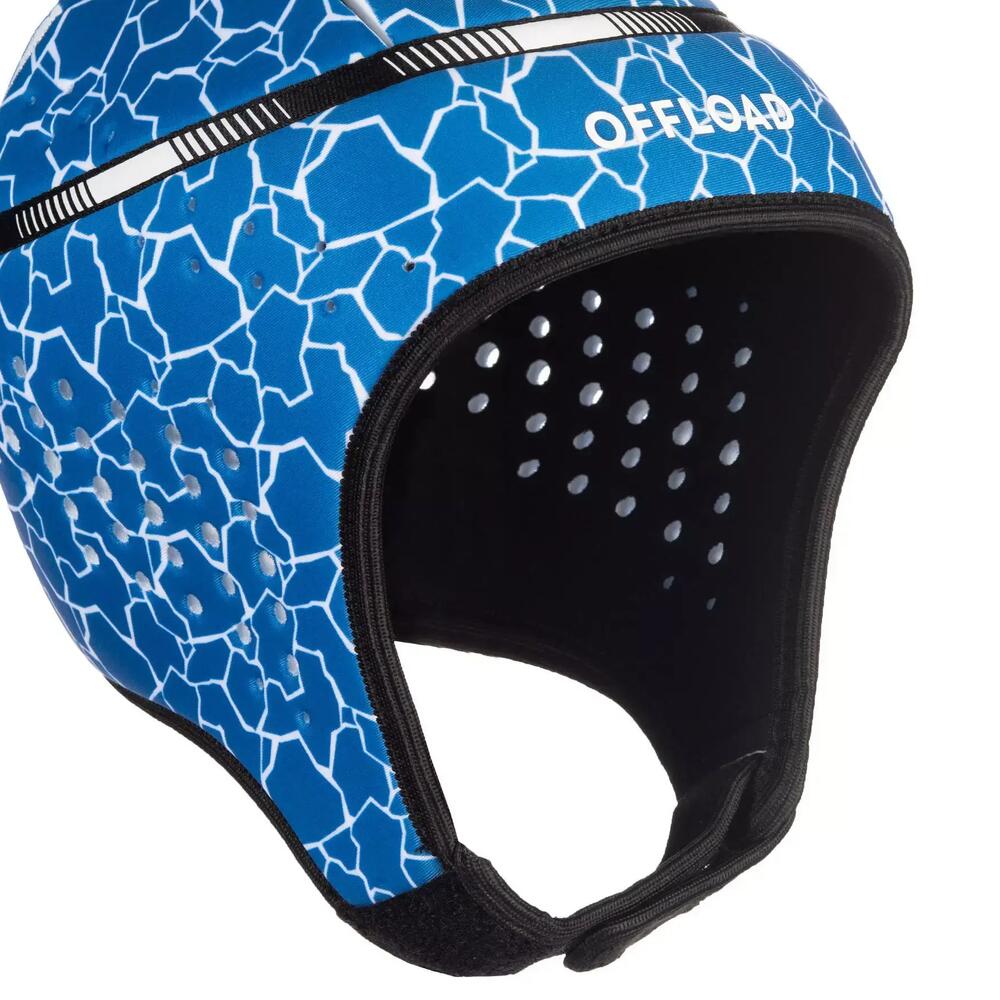 capacete criança azul/branco