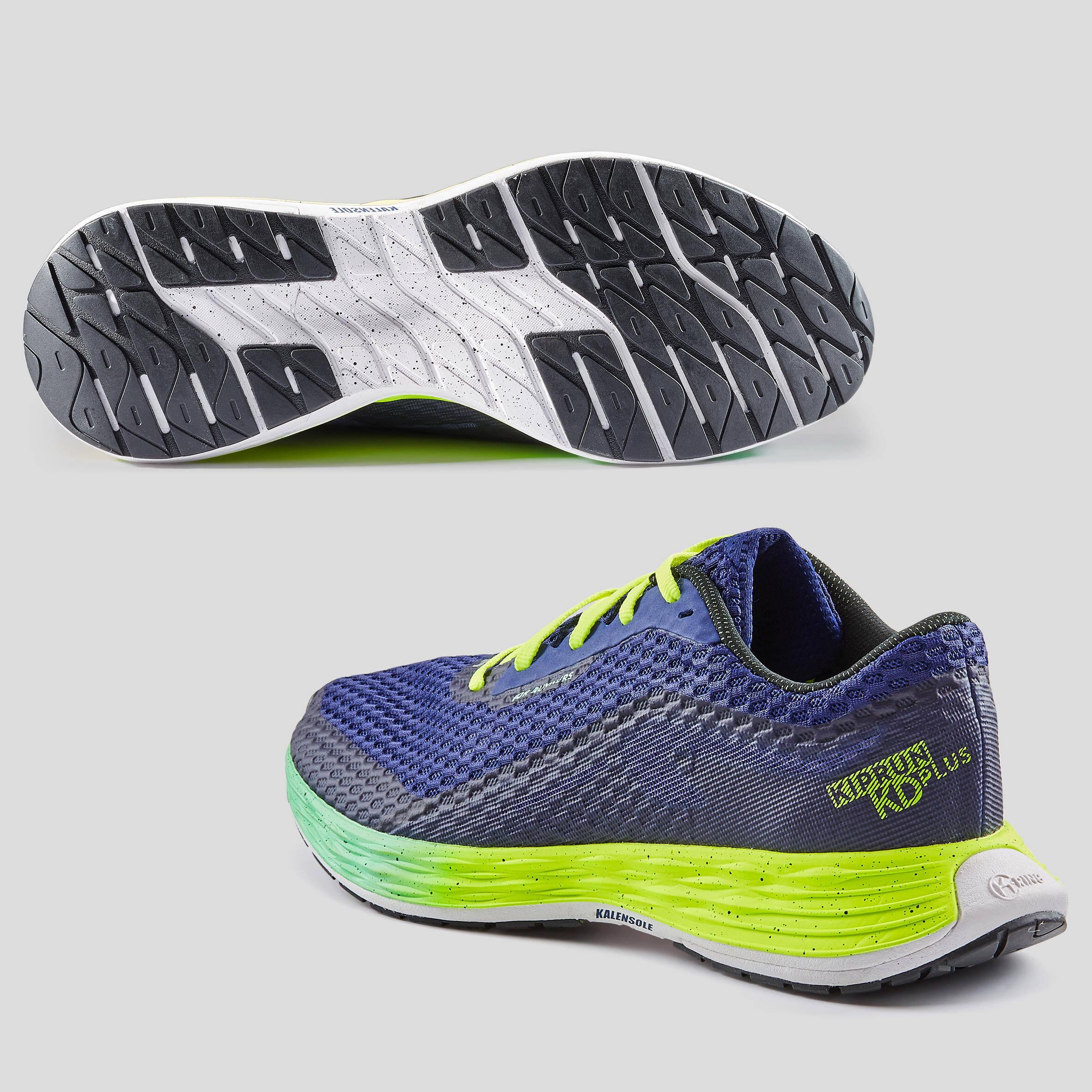 MEN'S MARATHON RUNNING SHOES KD500 - BLUE -  1