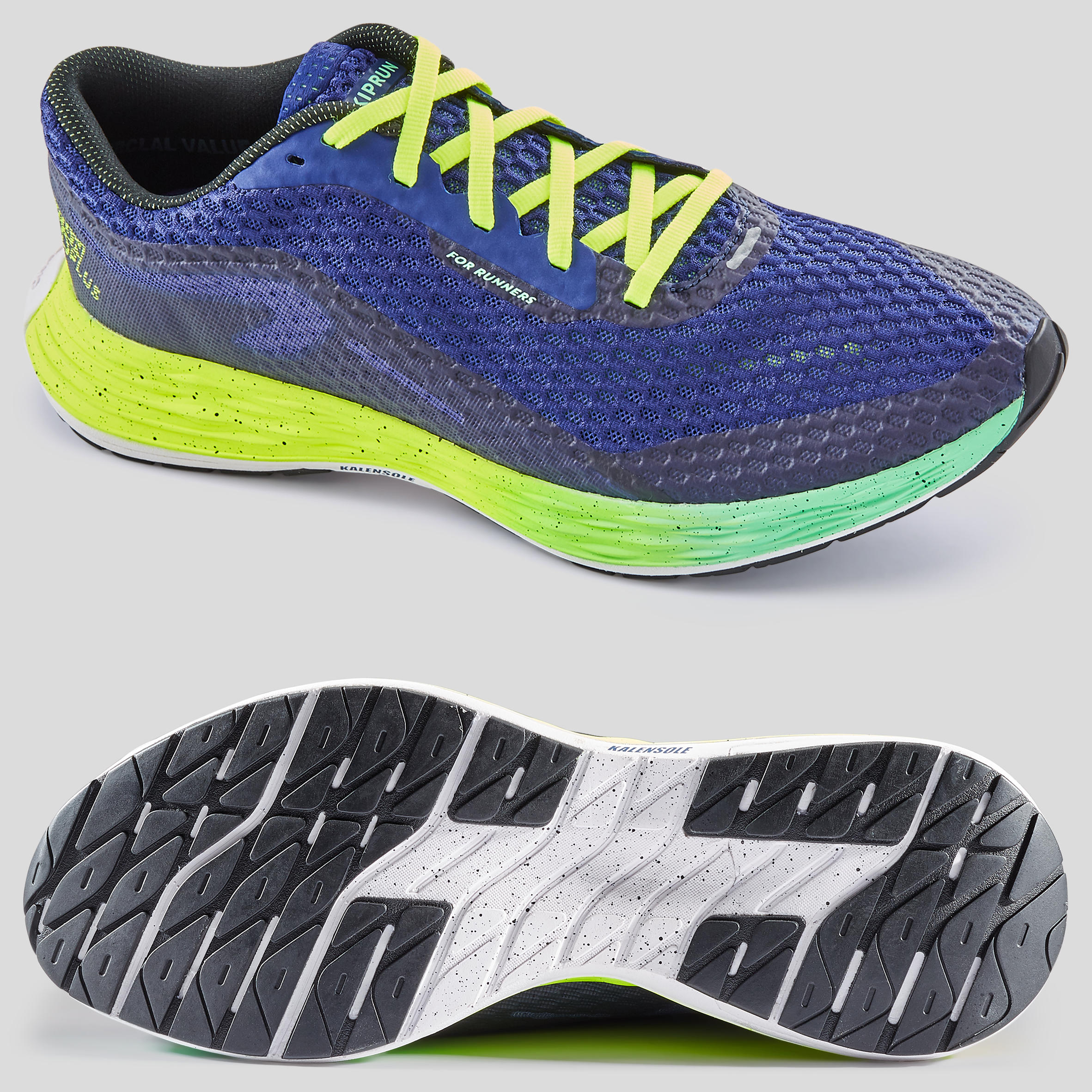 CHAUSSURES DE RUNNING HOMME KIPRUN KD500 BLEU 4/12
