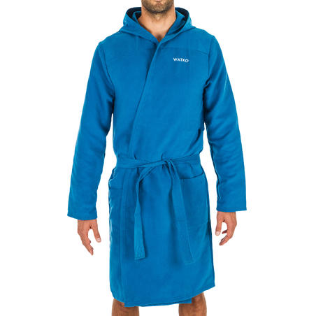 Чоловічий халат, з мікрофібри - Синій