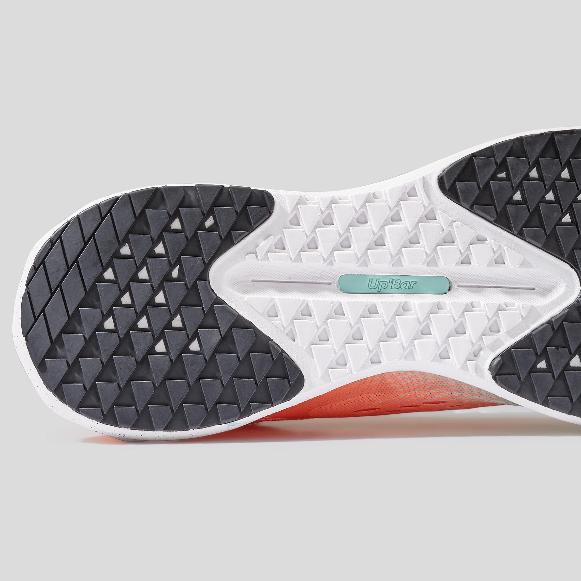 WOMEN'S RUNNING SHOES KIPRUN KD LIGHT - CORAL/GREEN 6/9