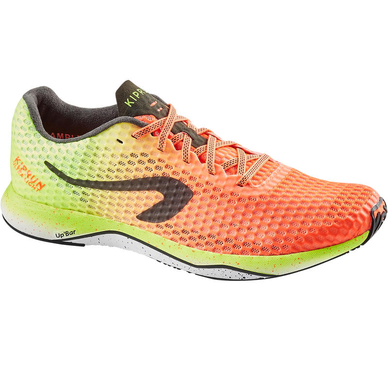 CHAUSSURES DE RUNNING KIPRUN ULTRALIGHT HOMME ROUGE JAUNE