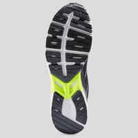 LONG 2 MEN'S RUNNING SHOES BLACK - YELLOW