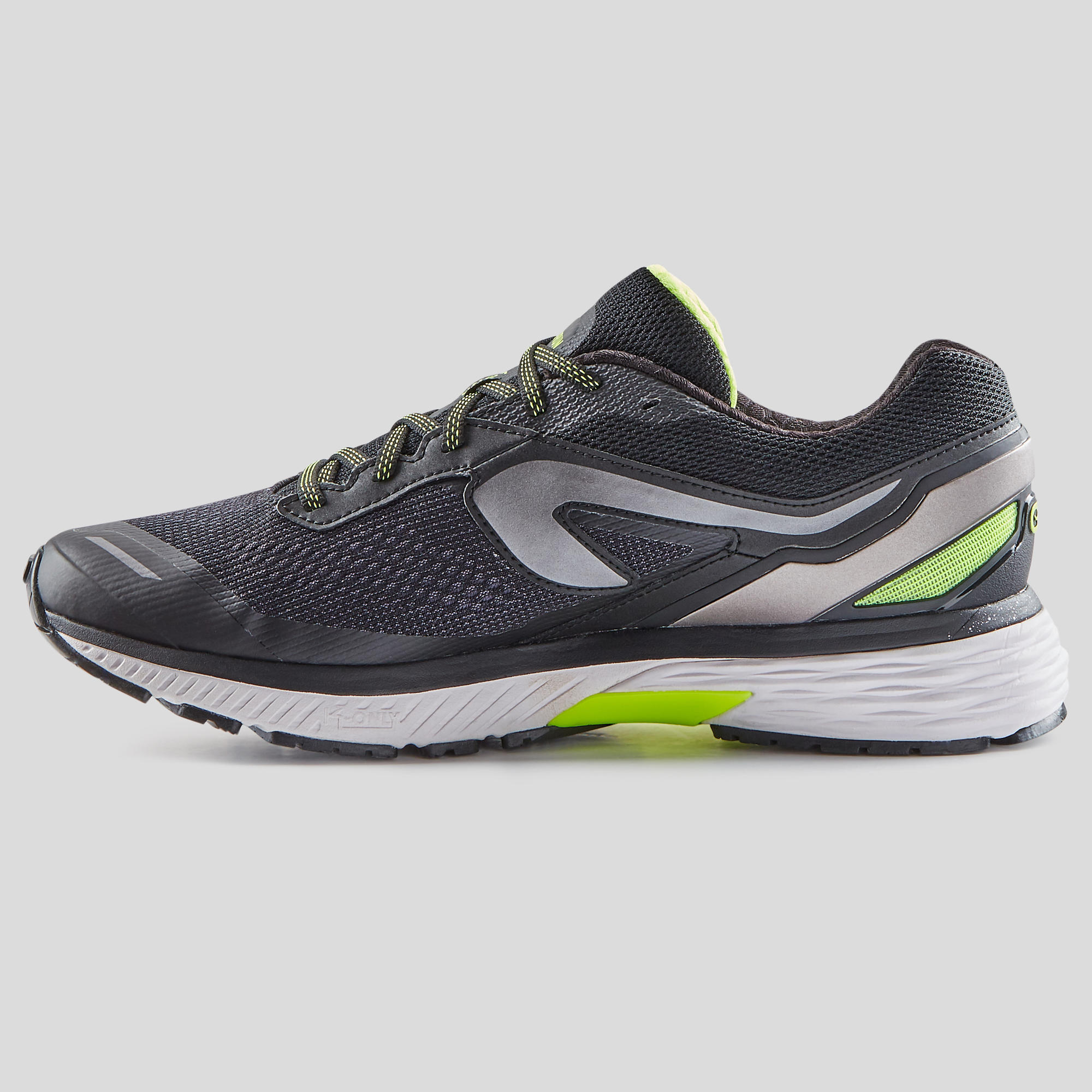 MEN'S RUNNING SHOES KIPRUN LONG 2 BLACK YELLOW