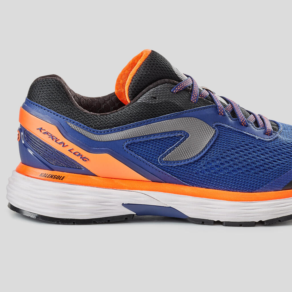 Laufschuhe Kiprun Long 2 Herren blau/rot